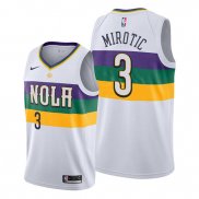 Camiseta New Orleans Pelicans Nikola Mirotic NO 3 Ciudad Edition Blanco