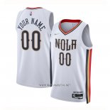 Camiseta New Orleans Pelicans Personalizada Ciudad 2021-22 Blanco