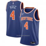 Camiseta New York Knicks Derrick Rose NO 4 Icon 2020-21 Azul