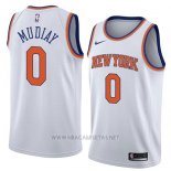 Camiseta New York Knicks Emmanuel Mudiay NO 0 Association 2018 Blanco