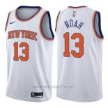Camiseta New York Knicks Joakim Noah NO 13 Association 2017-18 Blanco