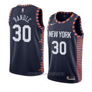 Camiseta New York Knicks Julius Randle NO 30 Ciudad 2019 Azul