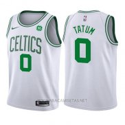 Camiseta Nino Boston Celtics Jayson Tatum NO 0 Association 2017-18 Blanco