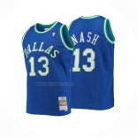 Camiseta Nino Dallas Mavericks Steve Nash NO 13 Mitchell & Ness 1998-99 Azul