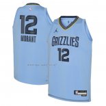 Camiseta Nino Memphis Grizzlies Ja Morant NO 12 Statement 2022-23 Azul