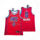Camiseta Oklahoma City Thunder Jalen Williams NO 8 Statement 2024-25 Naranja