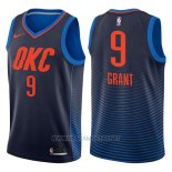 Camiseta Oklahoma City Thunder Jerami Grant NO 9 Statement 2017-18 Azul