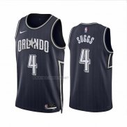 Camiseta Orlando Magic Jalen Suggs NO 4 Ciudad 2023-24 Azul
