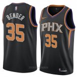 Camiseta Phoenix Suns Dragan Bender NO 35 Statement 2018 Negro