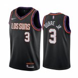 Camiseta Phoenix Suns Kelly Oubre Jr. NO 3 Ciudad Negro