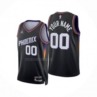 Camiseta Phoenix Suns Personalizada Statement 2025-26 Negro