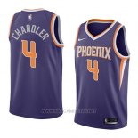 Camiseta Phoenix Suns Tyson Chandler NO 4 Icon 2018 Azul