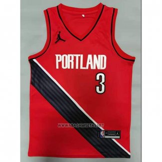 Camiseta Portland Trail Blazers C.j. Mccollum Classic 2019-20 Rojo