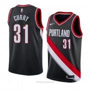 Camiseta Portland Trail Blazers Seth Curry NO 31 Icon 2018 Negro