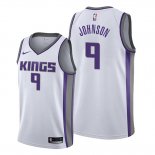 Camiseta Sacramento Kings B.j. Johnson NO 9 Association Blanco