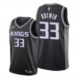 Camiseta Sacramento Kings Corey Brewer NO 33 Statement Negro