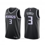 Camiseta Sacramento Kings Yogi Ferrell NO 3 Statement Negro