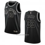 Camiseta San Antonio Spurs Tre Jones NO 33 Classic 2022-23 Negro