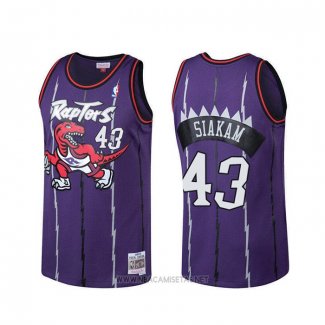 Camiseta Toronto Raptors Pascal Siakam NO 43 Hardwood Classics Violeta