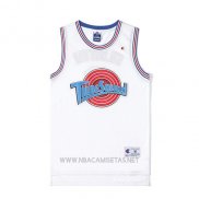 Camiseta Tune Squad Sylvester NO 9 Blanco