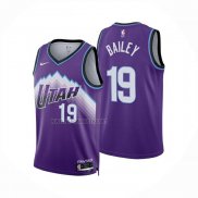 Camiseta Utah Jazz Ace Bailey NO 19 Icon 2025-26 Violeta