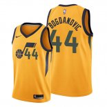 Camiseta Utah Jazz Bojan Bogdanovic NO 44 Statement Oro