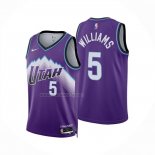Camiseta Utah Jazz Cody Williams NO 5 Icon 2025-26 Violeta