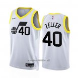 Camiseta Utah Jazz Cody Zeller NO 40 Association 2022-23 Blanco