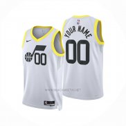 Camiseta Utah Jazz Personalizada Association 2024-25 Blanco
