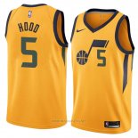 Camiseta Utah Jazz Rodney Hood NO 5 Statement 2018 Amarillo