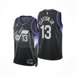 Camiseta Utah Jazz Walter Clayton Jr NO 13 Statement 2025-26 Negro