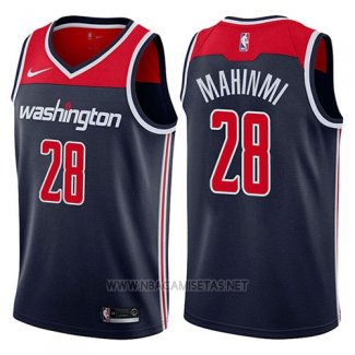 Camiseta Washington Wizards Ian Mahinmi NO 28 Statement 2017-18 Azul