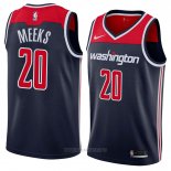 Camiseta Washington Wizards Jodie Meeks NO 20 Statement 2018 Negro