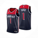 Camiseta Washington Wizards Johnny Davis NO 1 Statement 2024-25 Azul