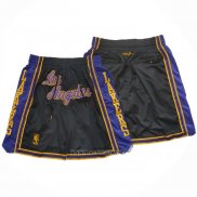 Pantalone Los Angeles Lakers Mitchell & Ness Just Don Negro