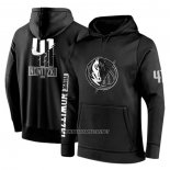 Sudaderas con Capucha Dallas Mavericks Dirk Nowitzki Negro