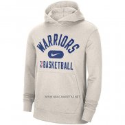 Sudaderas con Capucha Golden State Warriors Performance Practice 2021-2022 Blanco