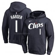 Sudaderas con Capucha Los Angeles Clippers James Harden Ciudad 2023-24 Azul