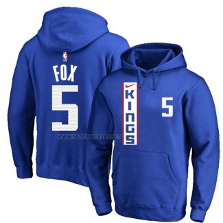 Sudaderas con Capucha Sacramento Kings De'Aaron Fox Ciudad 2023-24 Azul