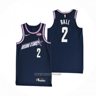 Camiseta 2022 Rising Star LaMelo Ball NO 2 Payton Azul