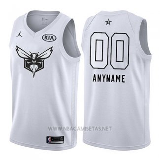 Camiseta All Star 2018 Charlotte Hornets Nike Personalizada Blanco