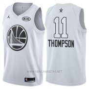 Camiseta All Star 2018 Golden State Warriors Klay Thompson NO 11 Blanco