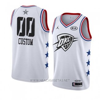 Camiseta All Star 2019 Oklahoma City Thunder Personalizada Blanco