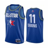 Camiseta All Star 2020 Indiana Pacers Domantas Sabonis NO 11 Azul