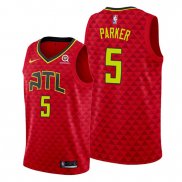 Camiseta Atlanta Hawks Jabari Parker NO 5 Statement Rojo