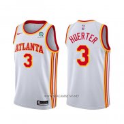 Camiseta Atlanta Hawks Kevin Huerter NO 3 Association 2020-21 Blanco