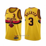 Camiseta Atlanta Hawks Kevin Huerter NO 3 Ciudad 2021-22 Amarillo