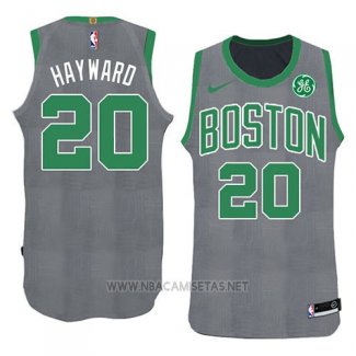 Camiseta Boston Celtics Gordon Hayward Navidad 2018 Verde