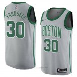 Camiseta Boston Celtics Guerschon Yabusele NO 30 Ciudad 2018 Gris