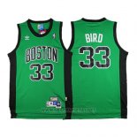 Camiseta Boston Celtics Larry Bird NO 33 Retro Verde3
